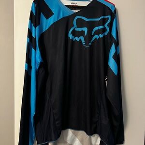 NWT Fox Racing Navy Long Sleeve Jersey